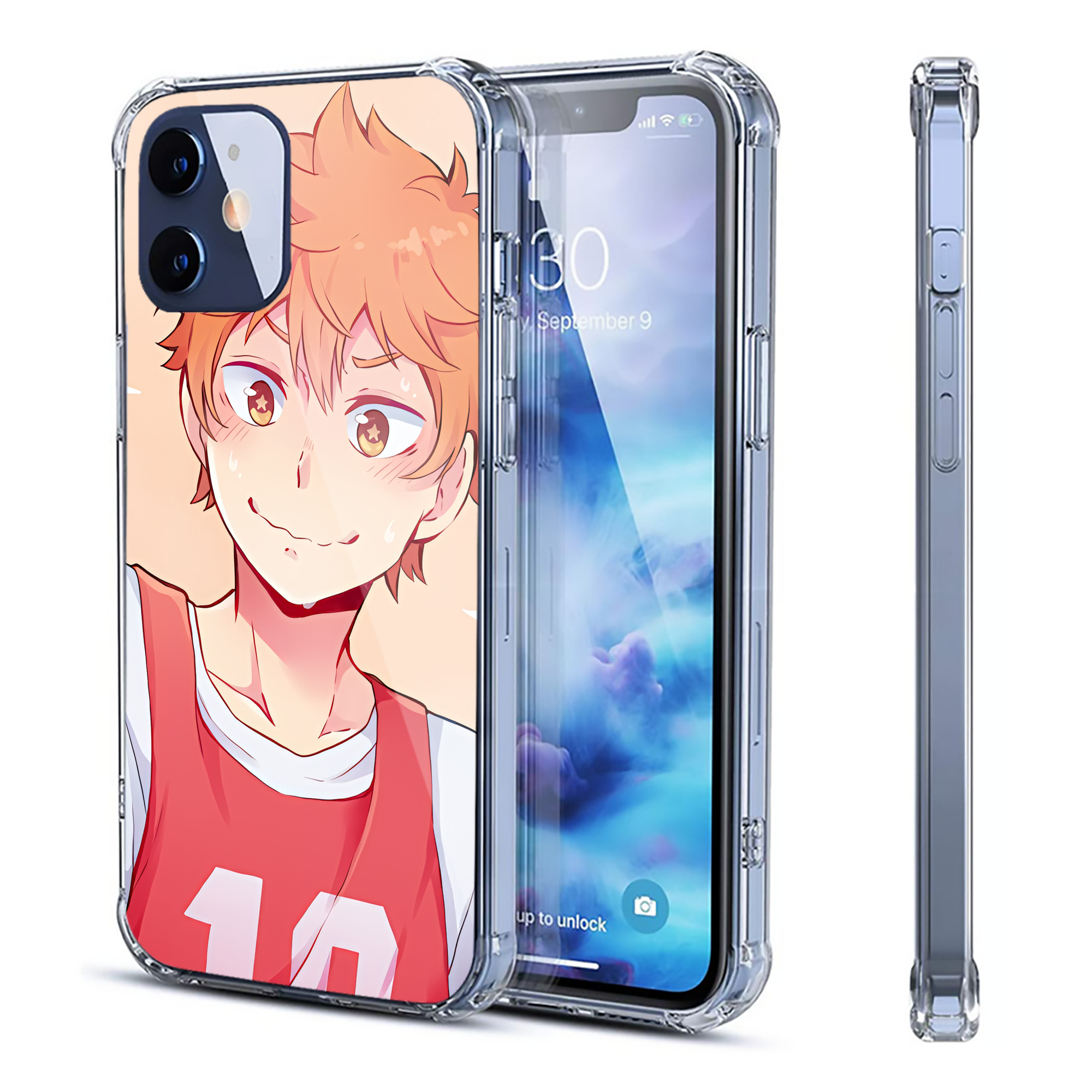 （画像用） ハイキュー!! Haikyu!! 【iPhone 12シリーズ対応】透明スマホケース（クリアソフトケース）